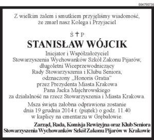 Pogrzeb kol. Stanisława Wójcika - 19.12.2014